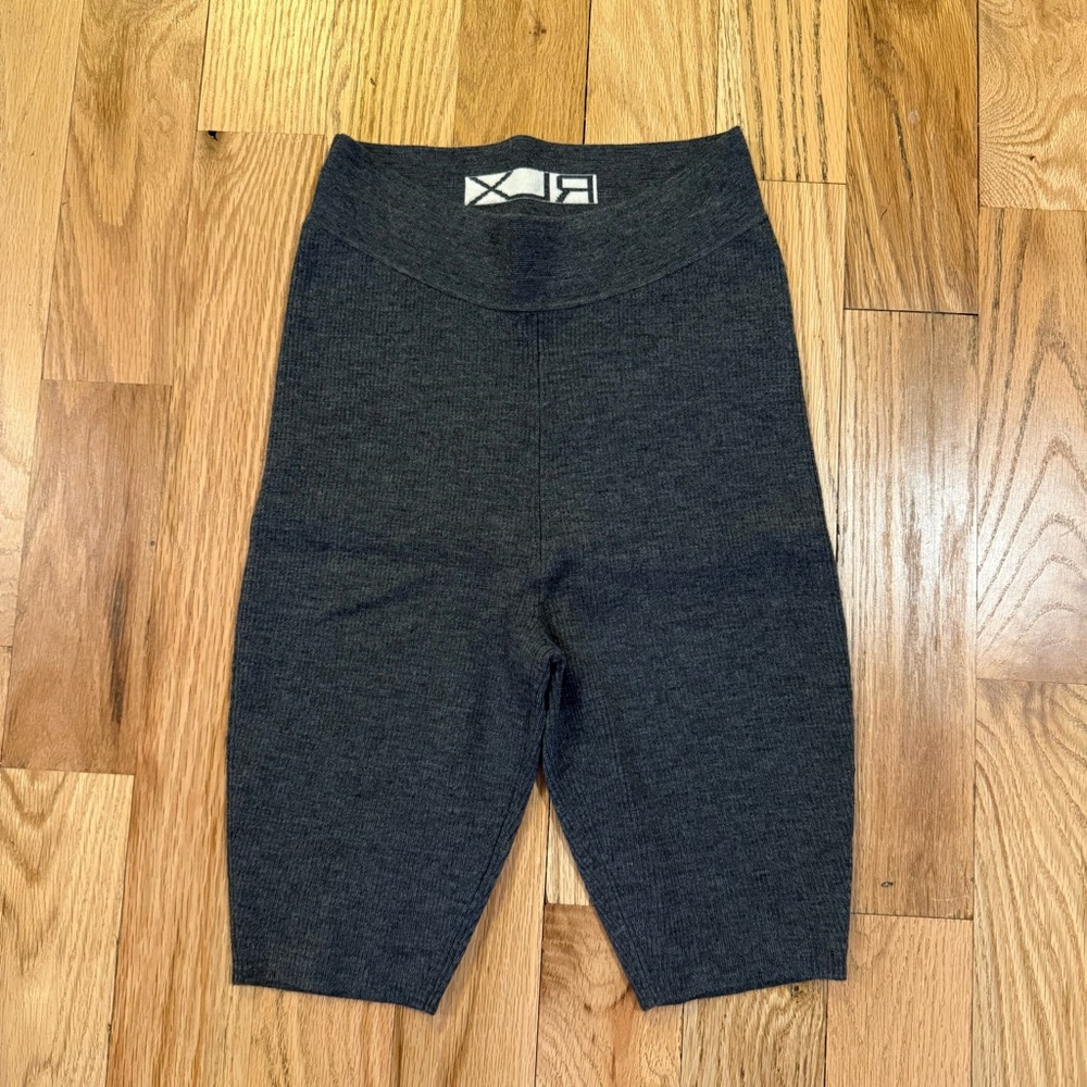 RLX Ralph Lauren Rib-Knit Bike Short in Boulder Grey